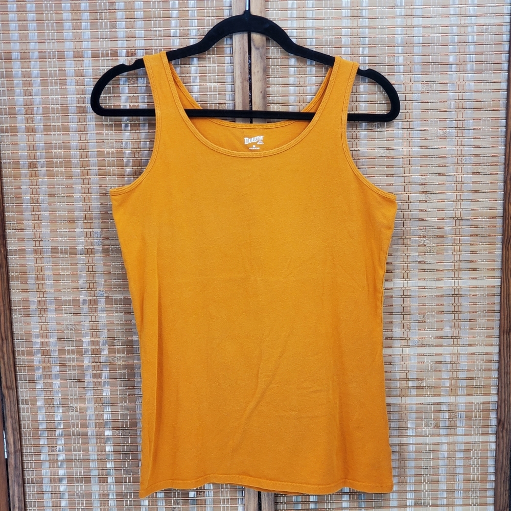 ◇ Duluth Trading Company Orange Tank Top Size Medium